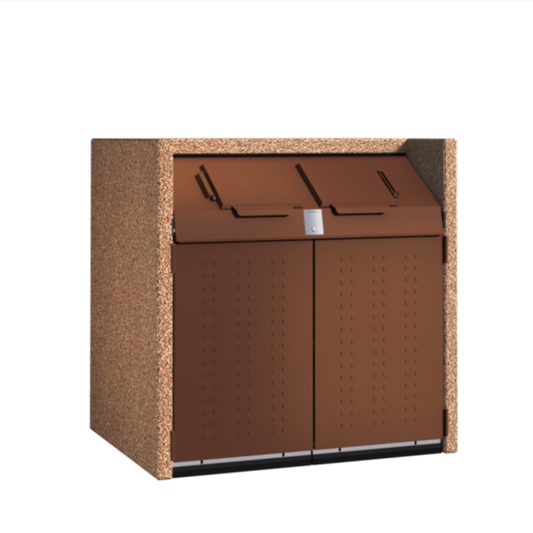 Mülltonnenbox 1100 Liter - Silent