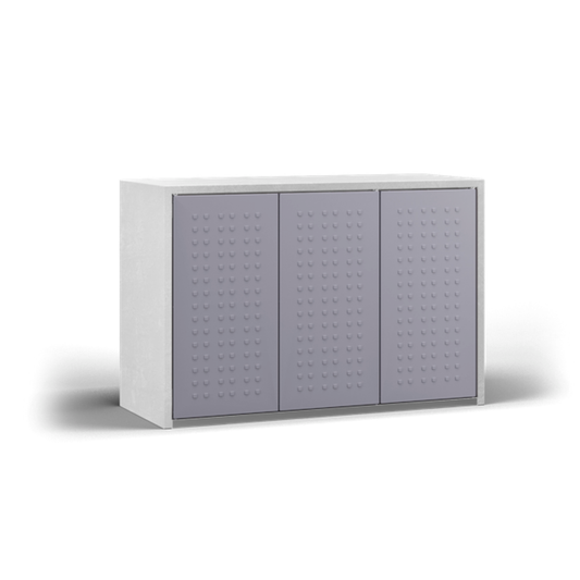 Mülltonnenbox 3 x 120 Liter - Silent